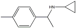 N-[1-(4-methylphenyl)ethyl]cyclopropanamine 구조식 이미지