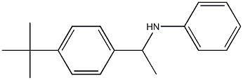 N-[1-(4-tert-butylphenyl)ethyl]aniline Structure