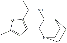 N-[1-(5-methylfuran-2-yl)ethyl]-1-azabicyclo[2.2.2]octan-3-amine 구조식 이미지