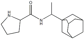 N-[1-(adamantan-1-yl)ethyl]pyrrolidine-2-carboxamide 구조식 이미지