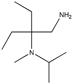 N-[1-(aminomethyl)-1-ethylpropyl]-N-isopropyl-N-methylamine 구조식 이미지