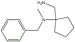 N-[1-(aminomethyl)cyclopentyl]-N-benzyl-N-methylamine 구조식 이미지