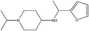 N-[1-(furan-2-yl)ethyl]-1-(propan-2-yl)piperidin-4-amine Structure