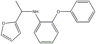N-[1-(furan-2-yl)ethyl]-2-phenoxyaniline 구조식 이미지