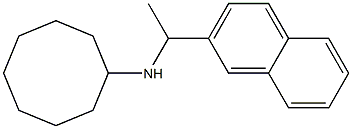 N-[1-(naphthalen-2-yl)ethyl]cyclooctanamine Structure