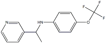 N-[1-(pyridin-3-yl)ethyl]-4-(trifluoromethoxy)aniline 구조식 이미지