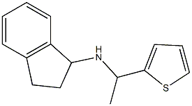 N-[1-(thiophen-2-yl)ethyl]-2,3-dihydro-1H-inden-1-amine Structure