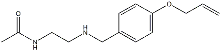 N-[2-({[4-(prop-2-en-1-yloxy)phenyl]methyl}amino)ethyl]acetamide 구조식 이미지