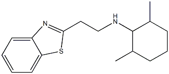 N-[2-(1,3-benzothiazol-2-yl)ethyl]-2,6-dimethylcyclohexan-1-amine Structure