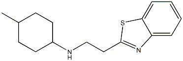 N-[2-(1,3-benzothiazol-2-yl)ethyl]-4-methylcyclohexan-1-amine 구조식 이미지