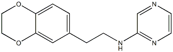 N-[2-(2,3-dihydro-1,4-benzodioxin-6-yl)ethyl]pyrazin-2-amine Structure