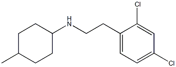 N-[2-(2,4-dichlorophenyl)ethyl]-4-methylcyclohexan-1-amine 구조식 이미지