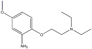 N-[2-(2-amino-4-methoxyphenoxy)ethyl]-N,N-diethylamine Structure