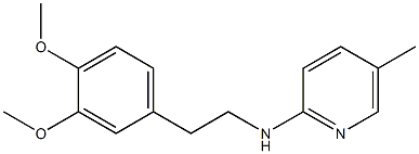 N-[2-(3,4-dimethoxyphenyl)ethyl]-5-methylpyridin-2-amine Structure