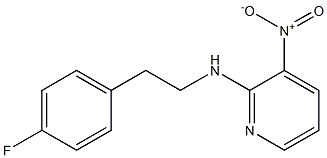 N-[2-(4-fluorophenyl)ethyl]-3-nitropyridin-2-amine 구조식 이미지