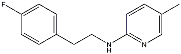 N-[2-(4-fluorophenyl)ethyl]-5-methylpyridin-2-amine 구조식 이미지