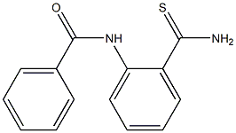 N-[2-(aminocarbonothioyl)phenyl]benzamide Structure
