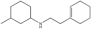 N-[2-(cyclohex-1-en-1-yl)ethyl]-3-methylcyclohexan-1-amine Structure
