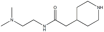 N-[2-(dimethylamino)ethyl]-2-piperidin-4-ylacetamide 구조식 이미지