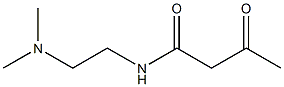 N-[2-(dimethylamino)ethyl]-3-oxobutanamide 구조식 이미지