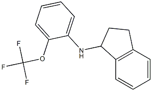 N-[2-(trifluoromethoxy)phenyl]-2,3-dihydro-1H-inden-1-amine 구조식 이미지