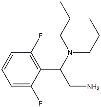 N-[2-amino-1-(2,6-difluorophenyl)ethyl]-N,N-dipropylamine Structure