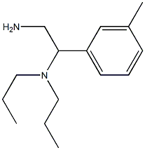N-[2-amino-1-(3-methylphenyl)ethyl]-N,N-dipropylamine 구조식 이미지
