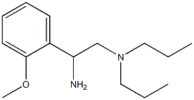 N-[2-amino-2-(2-methoxyphenyl)ethyl]-N,N-dipropylamine 구조식 이미지