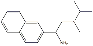 N-[2-amino-2-(2-naphthyl)ethyl]-N-isopropyl-N-methylamine 구조식 이미지