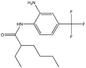 N-[2-amino-4-(trifluoromethyl)phenyl]-2-ethylhexanamide Structure