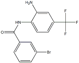 N-[2-amino-4-(trifluoromethyl)phenyl]-3-bromobenzamide Structure