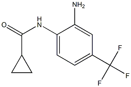 N-[2-amino-4-(trifluoromethyl)phenyl]cyclopropanecarboxamide Structure
