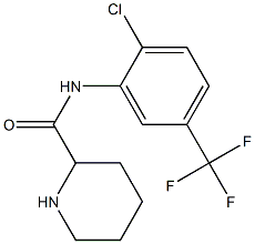 N-[2-chloro-5-(trifluoromethyl)phenyl]piperidine-2-carboxamide Structure