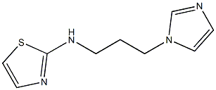 N-[3-(1H-imidazol-1-yl)propyl]-1,3-thiazol-2-amine Structure