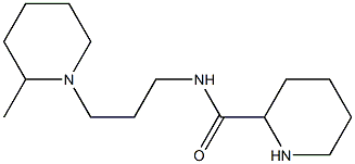 N-[3-(2-methylpiperidin-1-yl)propyl]piperidine-2-carboxamide 구조식 이미지