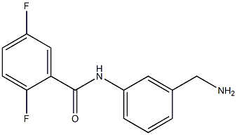 N-[3-(aminomethyl)phenyl]-2,5-difluorobenzamide Structure