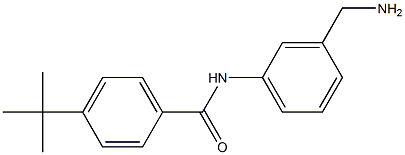 N-[3-(aminomethyl)phenyl]-4-tert-butylbenzamide 구조식 이미지