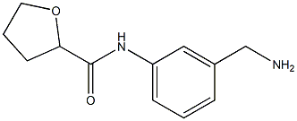 N-[3-(aminomethyl)phenyl]tetrahydrofuran-2-carboxamide 구조식 이미지