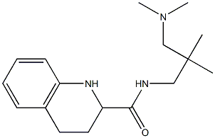 N-[3-(dimethylamino)-2,2-dimethylpropyl]-1,2,3,4-tetrahydroquinoline-2-carboxamide Structure