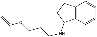 N-[3-(ethenyloxy)propyl]-2,3-dihydro-1H-inden-1-amine Structure