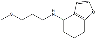 N-[3-(methylsulfanyl)propyl]-4,5,6,7-tetrahydro-1-benzofuran-4-amine 구조식 이미지