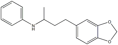 N-[4-(2H-1,3-benzodioxol-5-yl)butan-2-yl]aniline Structure