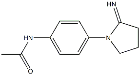 N-[4-(2-iminopyrrolidin-1-yl)phenyl]acetamide Structure