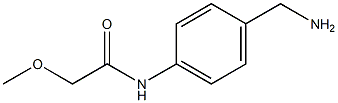 N-[4-(aminomethyl)phenyl]-2-methoxyacetamide 구조식 이미지