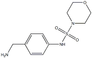 N-[4-(aminomethyl)phenyl]morpholine-4-sulfonamide Structure