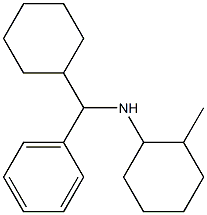 N-[cyclohexyl(phenyl)methyl]-2-methylcyclohexan-1-amine 구조식 이미지