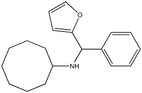 N-[furan-2-yl(phenyl)methyl]cyclooctanamine 구조식 이미지