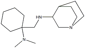 N-{[1-(dimethylamino)cyclohexyl]methyl}-1-azabicyclo[2.2.2]octan-3-amine 구조식 이미지