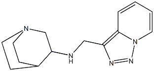 N-{[1,2,4]triazolo[3,4-a]pyridin-3-ylmethyl}-1-azabicyclo[2.2.2]octan-3-amine Structure