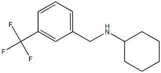 N-{[3-(trifluoromethyl)phenyl]methyl}cyclohexanamine 구조식 이미지